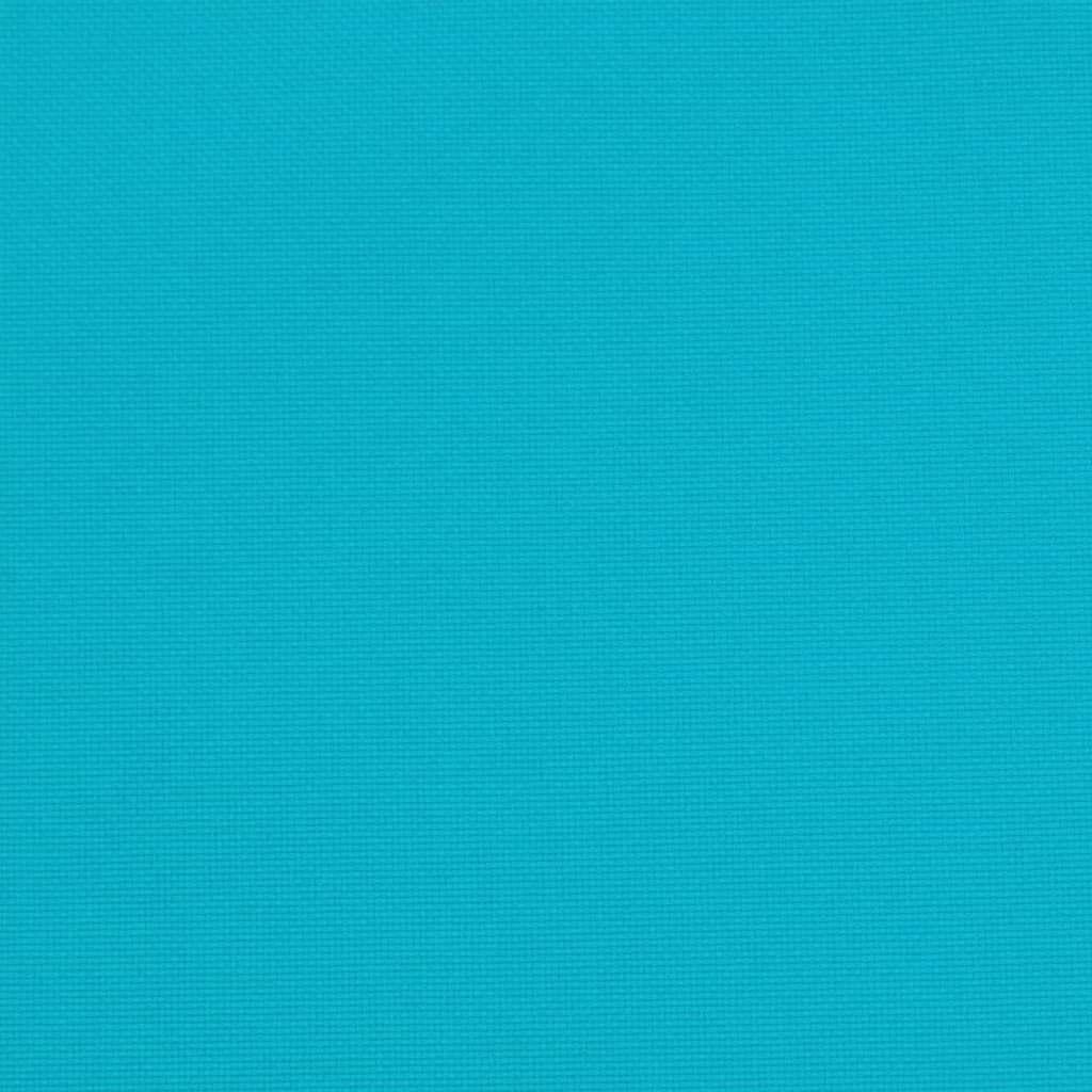 Cuscino per Pallet Turchese 80x80x12 cm in Tessuto
