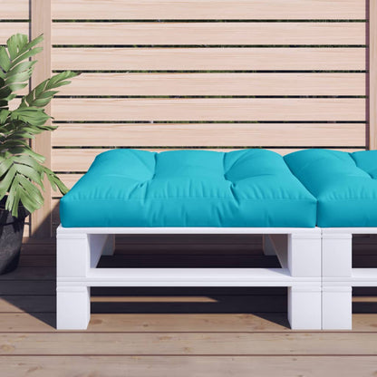 Cuscino per Pallet Turchese 80x80x12 cm in Tessuto | homemem39