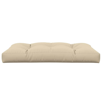 Cuscino per Pallet Beige 120x80x12 cm in Tessuto