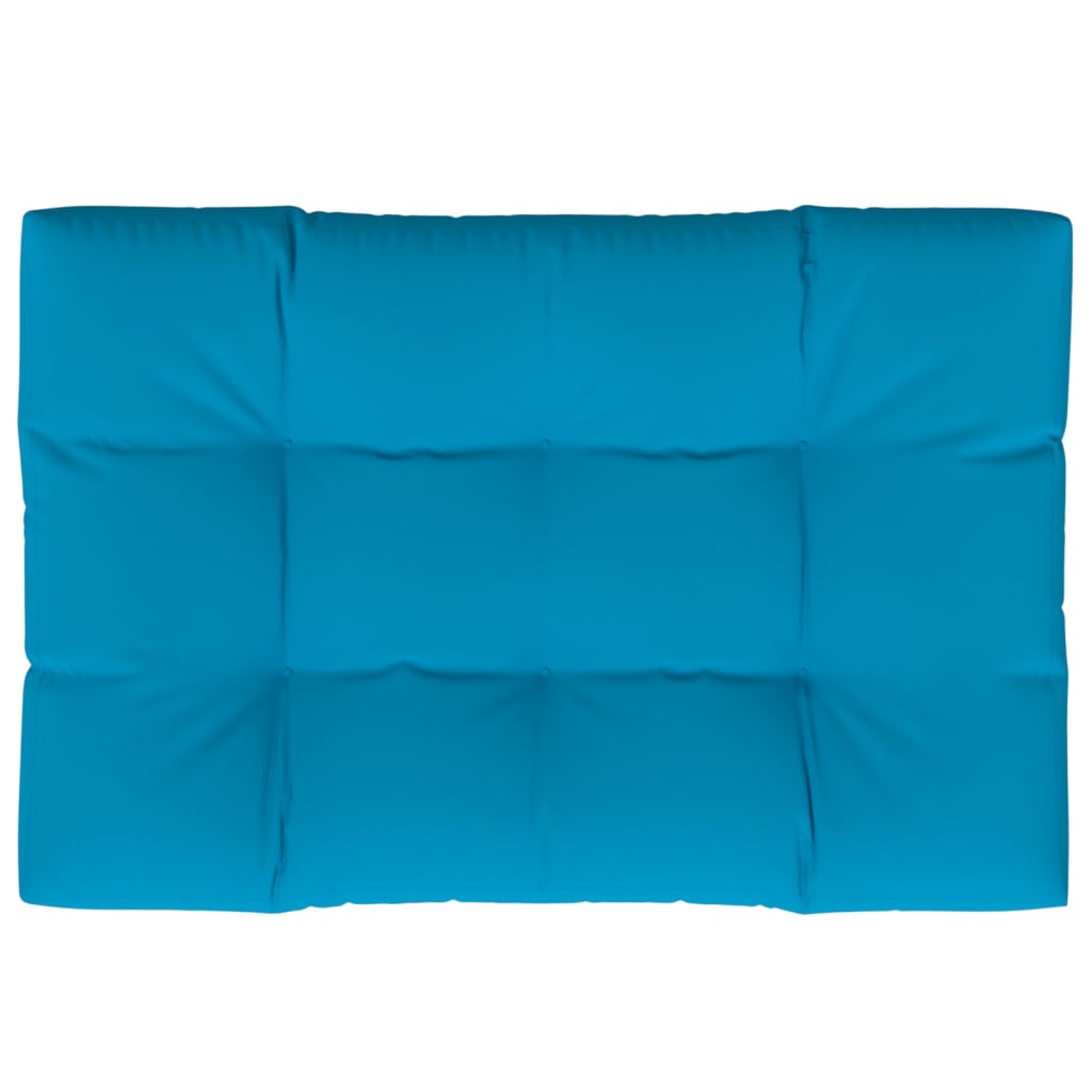 Cuscino per Pallet Blu 120x80x12 cm in Tessuto