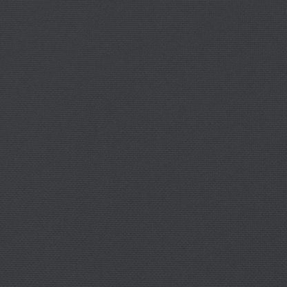 Cuscino per Pallet Nero 120x80x12 cm in Tessuto
