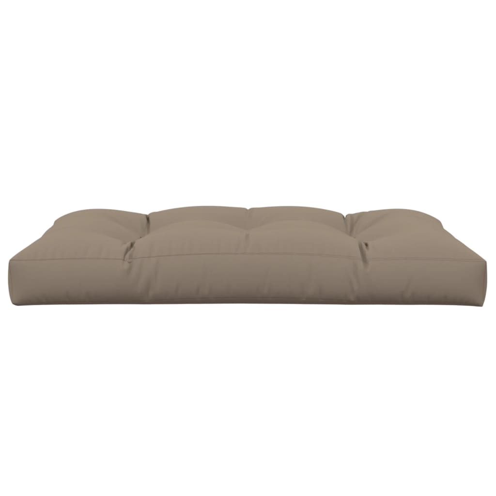 Cuscino per Pallet Tortora 120x80x12 cm in Tessuto
