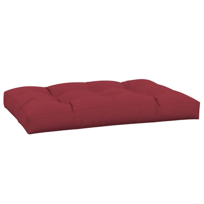 Cuscino per Pallet 120 x 80 x 12 cm Rosso Vino in Tessuto