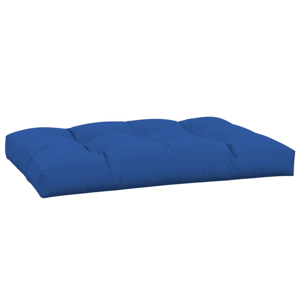 Cuscino per Pallet Blu Reale 120x80x12 cm in Tessuto | homemem39