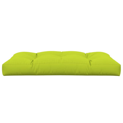 Cuscino per Pallet Verde Brillante 120x80x12 cm in Tessuto