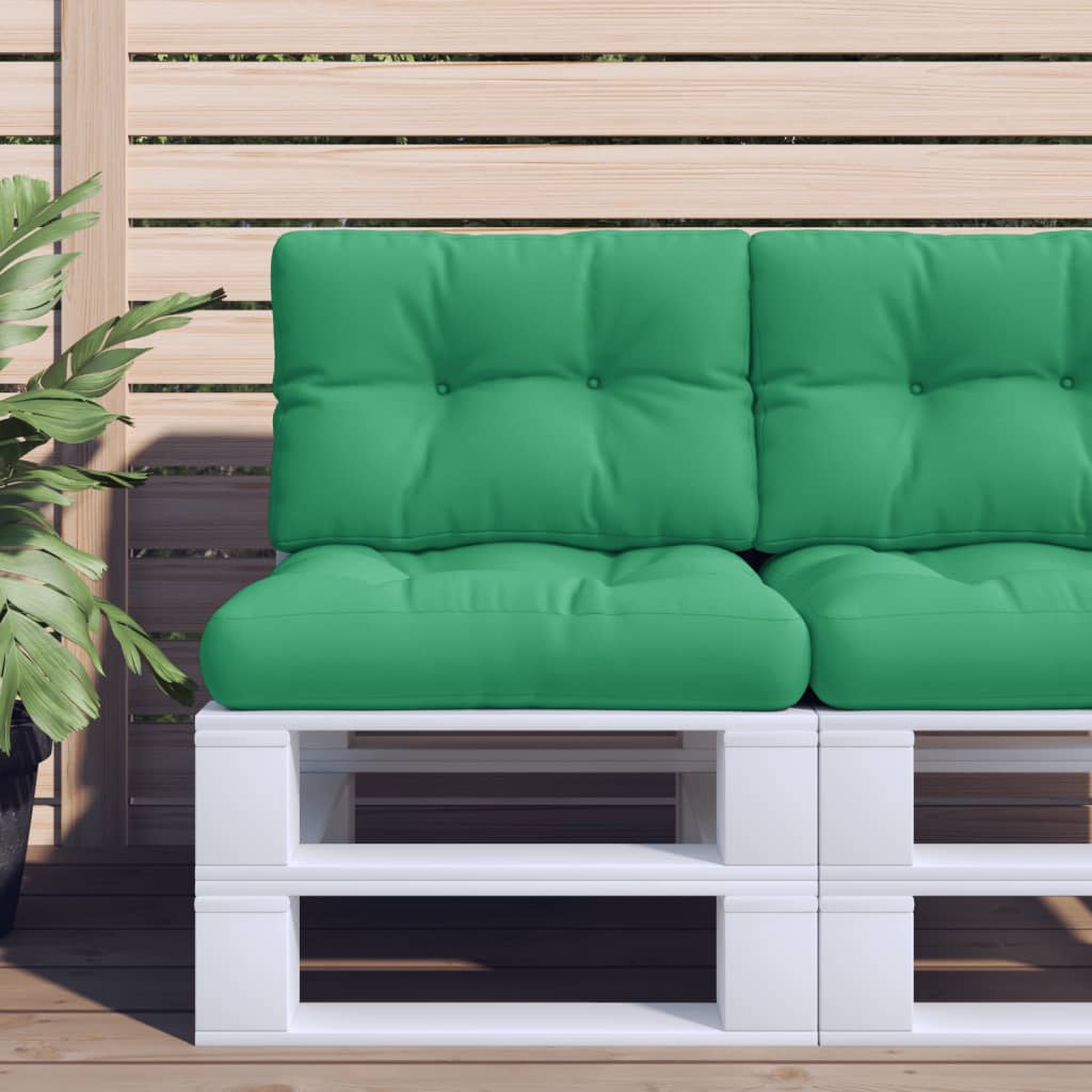 Cuscino per Pallet Verde 50x40x12 cm in Tessuto | homemem39