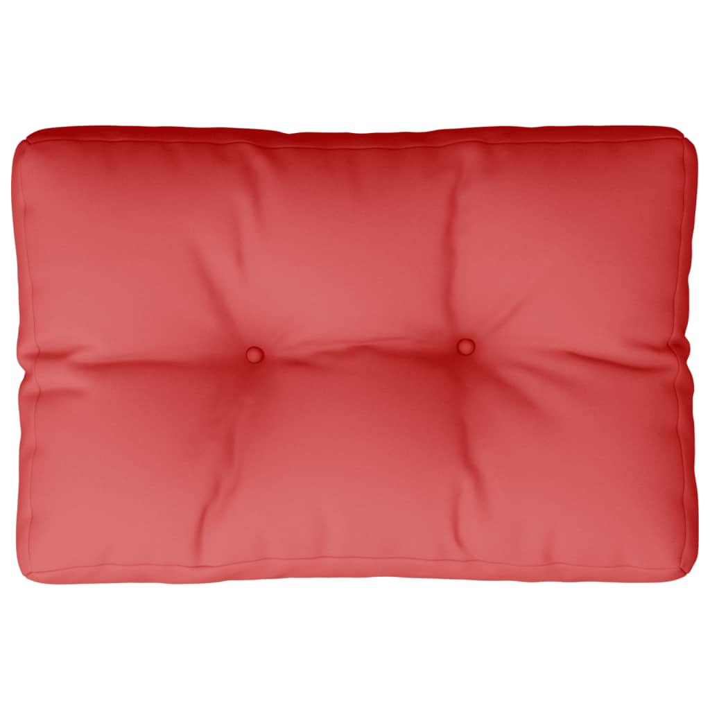 Cuscino per Pallet Rosso 50x40x12 cm in Tessuto | homemem39