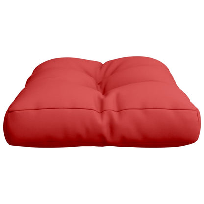 Cuscino per Pallet Rosso 50x40x12 cm in Tessuto