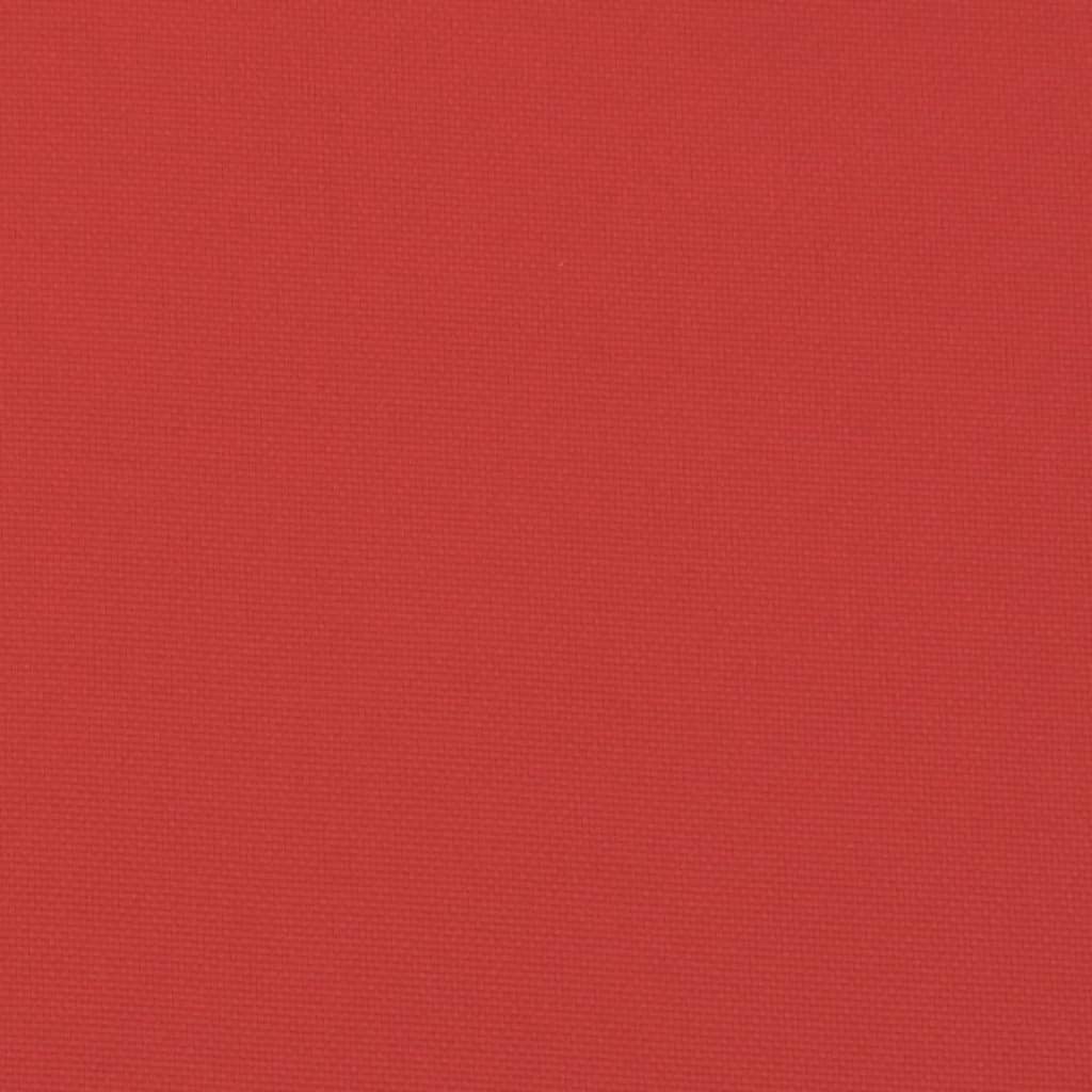 Cuscino per Pallet Rosso 50x40x12 cm in Tessuto