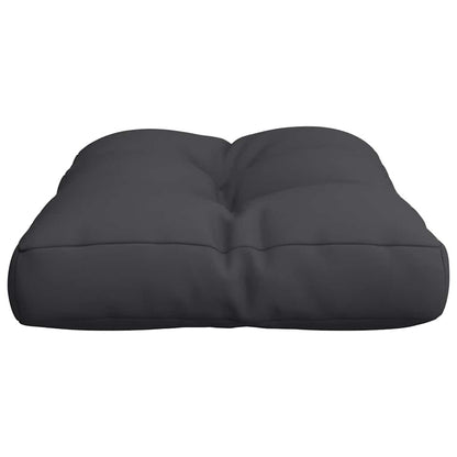 Cuscino per Pallet Nero 50x40x12 cm in Tessuto