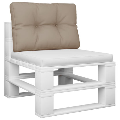 Cuscino per Pallet Tortora 50x40x12 cm in Tessuto | homemem39