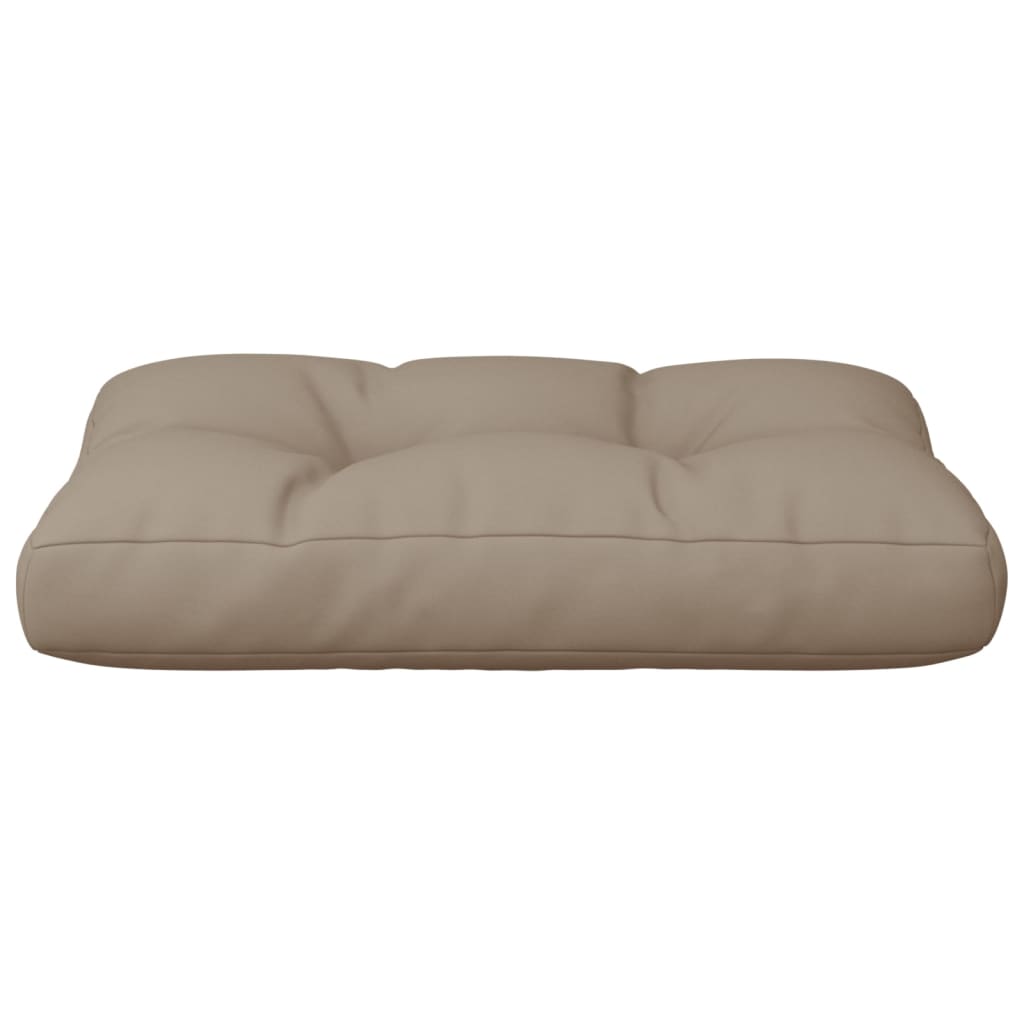 Cuscino per Pallet Tortora 50x40x12 cm in Tessuto | homemem39