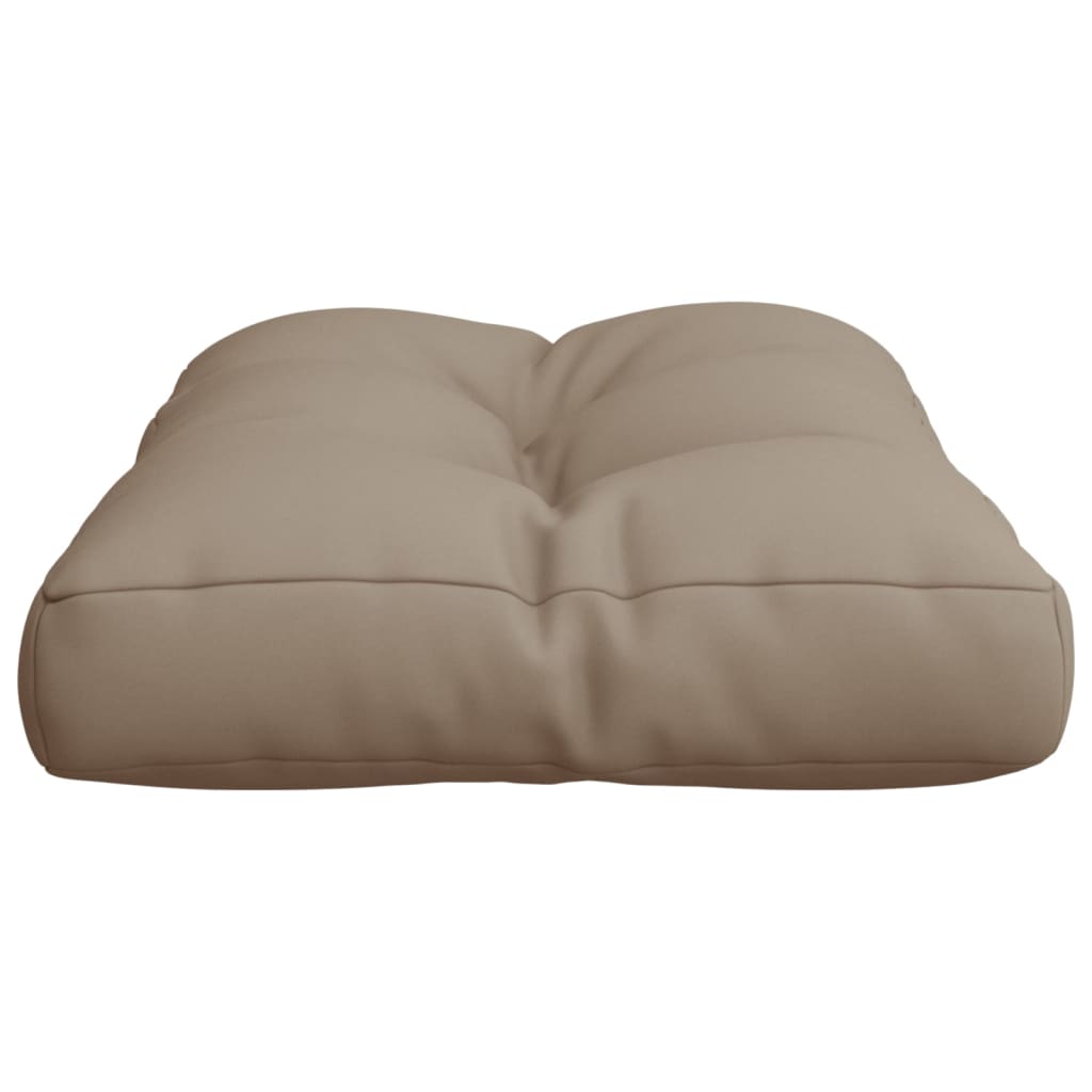 Cuscino per Pallet Tortora 50x40x12 cm in Tessuto | homemem39