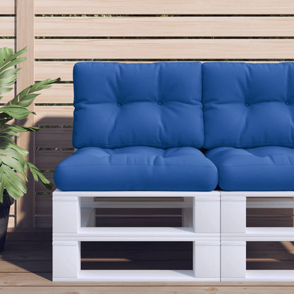 Cuscino per Pallet Blu Reale 50x40x12 cm in Tessuto | homemem39