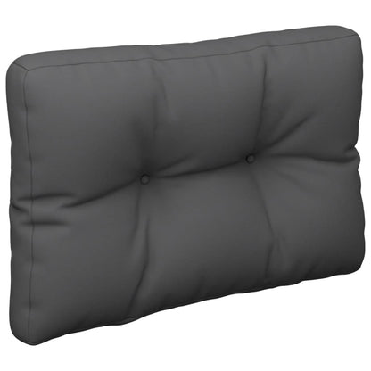 Cuscino per Pallet Antracite 60x40x12 cm in Tessuto | homemem39