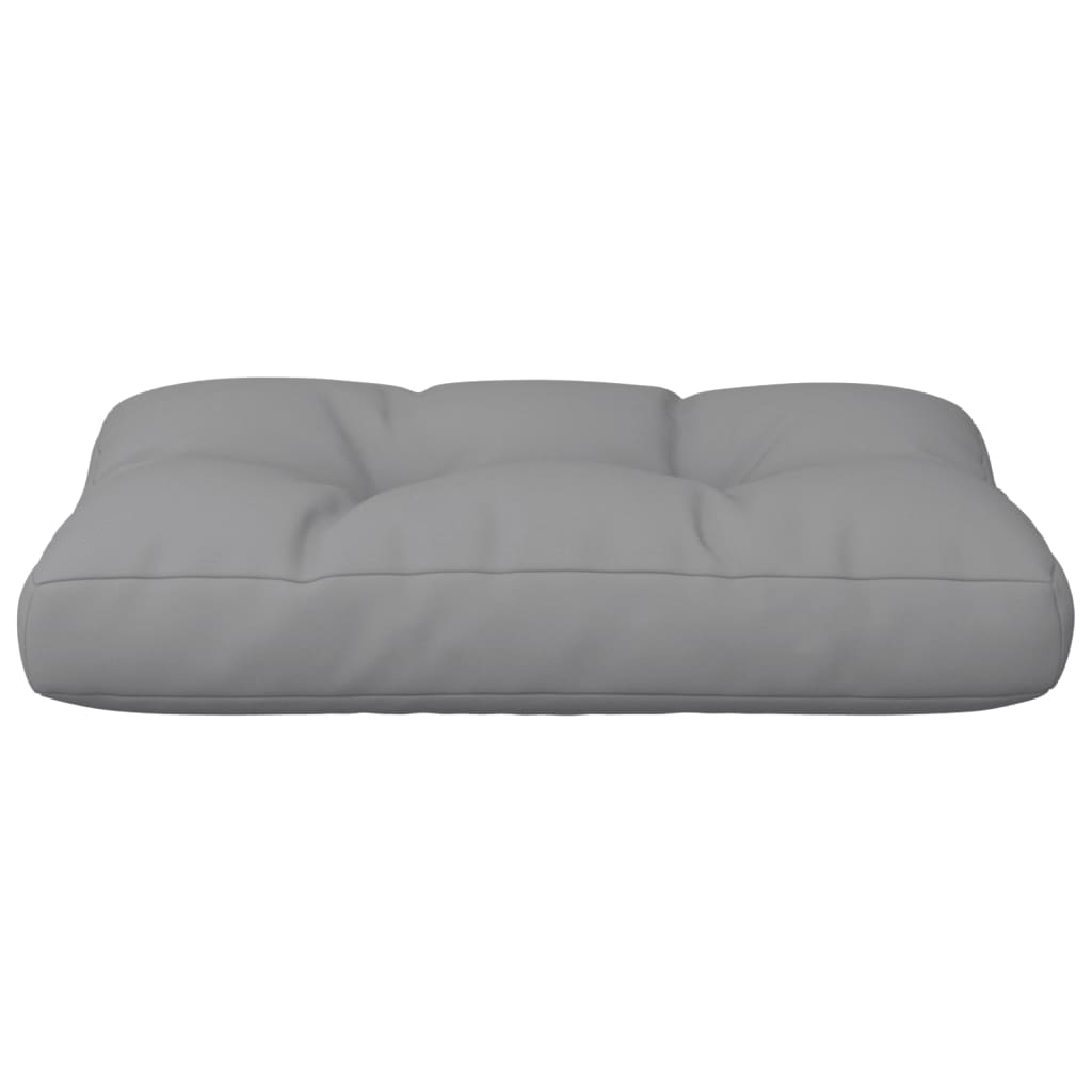Cuscino per Pallet Grigio 60x40x12 cm in Tessuto | homemem39