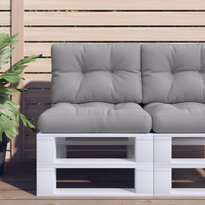 Cuscino per Pallet Grigio 60x40x12 cm in Tessuto | homemem39