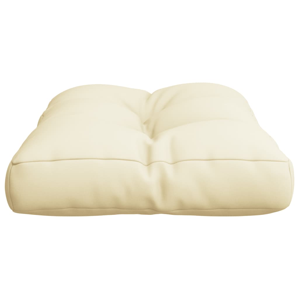 Cuscino per Pallet Crema 60x40x12 cm in Tessuto | homemem39