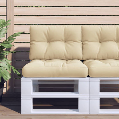 Cuscino per Pallet Beige 60x40x12 cm in Tessuto | homemem39