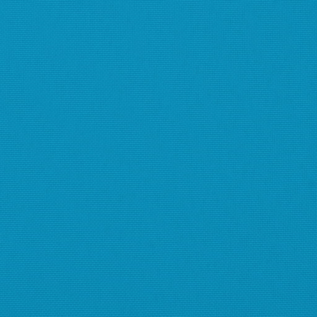 Cuscino per Pallet Blu Chiaro 60x40x12 cm in Tessuto