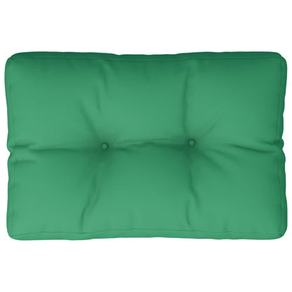 Cuscino per Pallet Verde 60x40x12 cm in Tessuto
