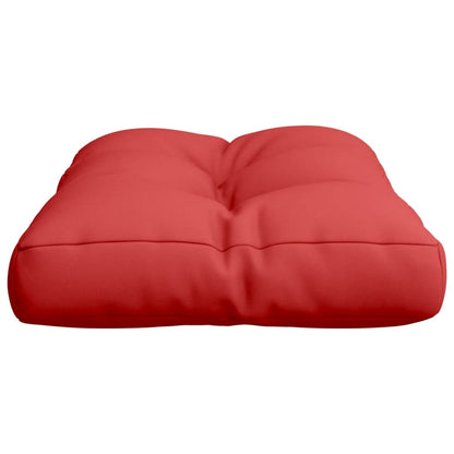 Cuscino per Pallet Rosso 60x40x12 cm in Tessuto