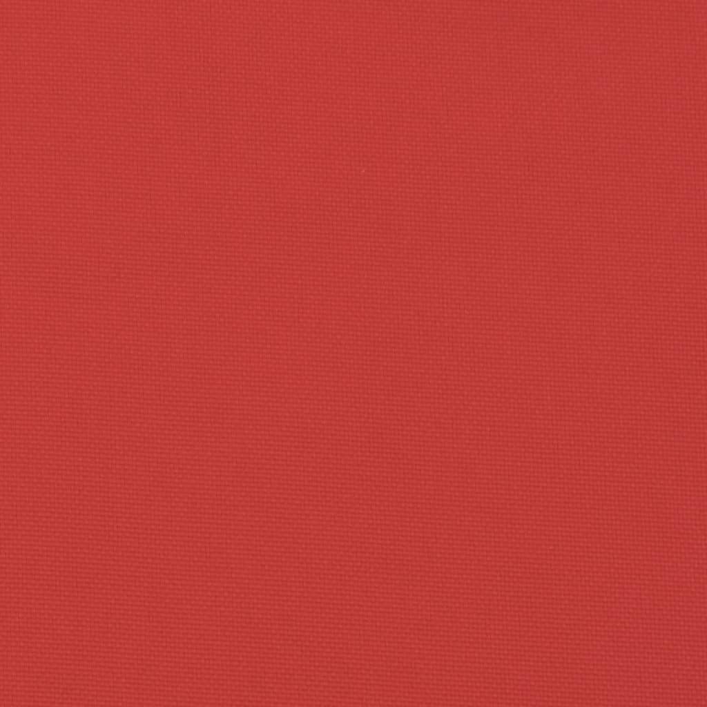 Cuscino per Pallet Rosso 60x40x12 cm in Tessuto