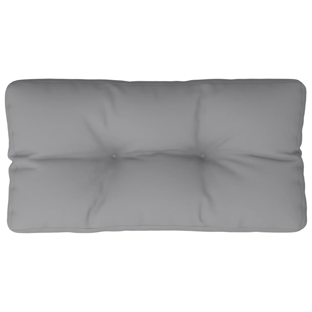Cuscino per Pallet Grigio 70x40x12 cm in Tessuto | homemem39