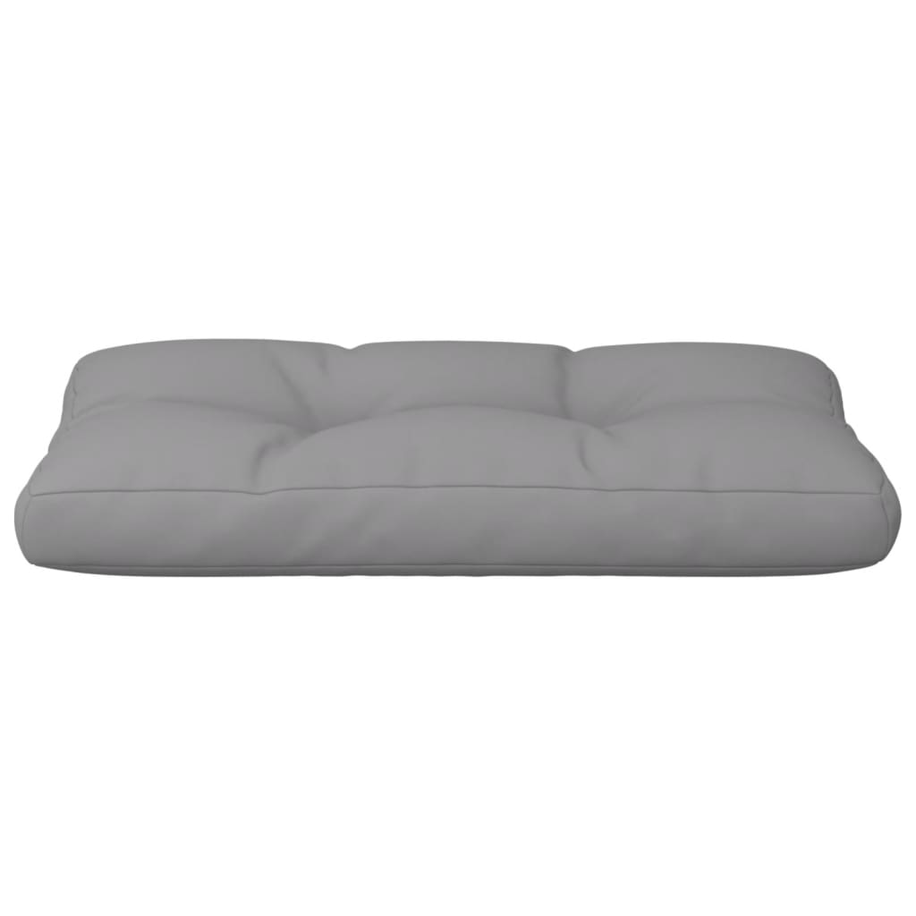 Cuscino per Pallet Grigio 70x40x12 cm in Tessuto | homemem39