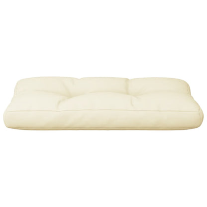 Cuscino per Pallet Crema 70x40x12 cm in Tessuto | homemem39