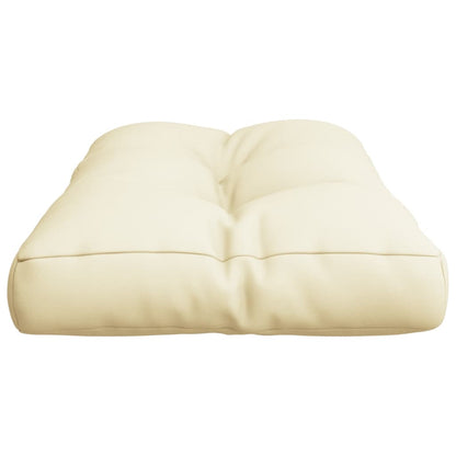 Cuscino per Pallet Crema 70x40x12 cm in Tessuto