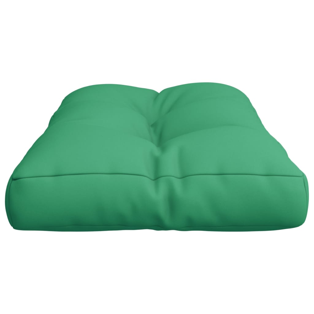 Cuscino per Pallet Verde 70x40x12 cm in Tessuto