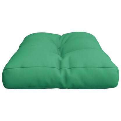 Cuscino per Pallet Verde 70x40x12 cm in Tessuto