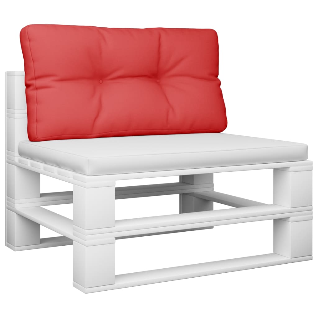 Cuscino per Pallet Rosso 70x40x12 cm in Tessuto | homemem39