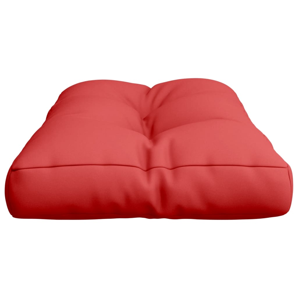 Cuscino per Pallet Rosso 70x40x12 cm in Tessuto
