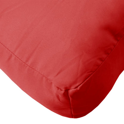 Cuscino per Pallet Rosso 70x40x12 cm in Tessuto