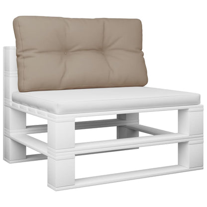 Cuscino per Pallet Tortora 70x40x12 cm in Tessuto | homemem39