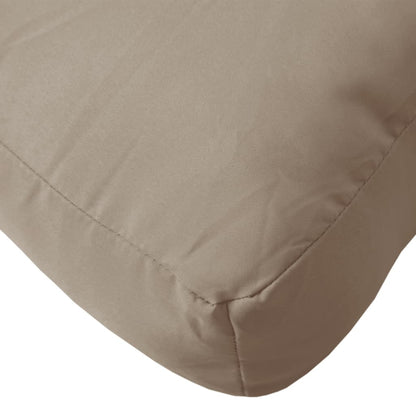 Cuscino per Pallet Tortora 70x40x12 cm in Tessuto