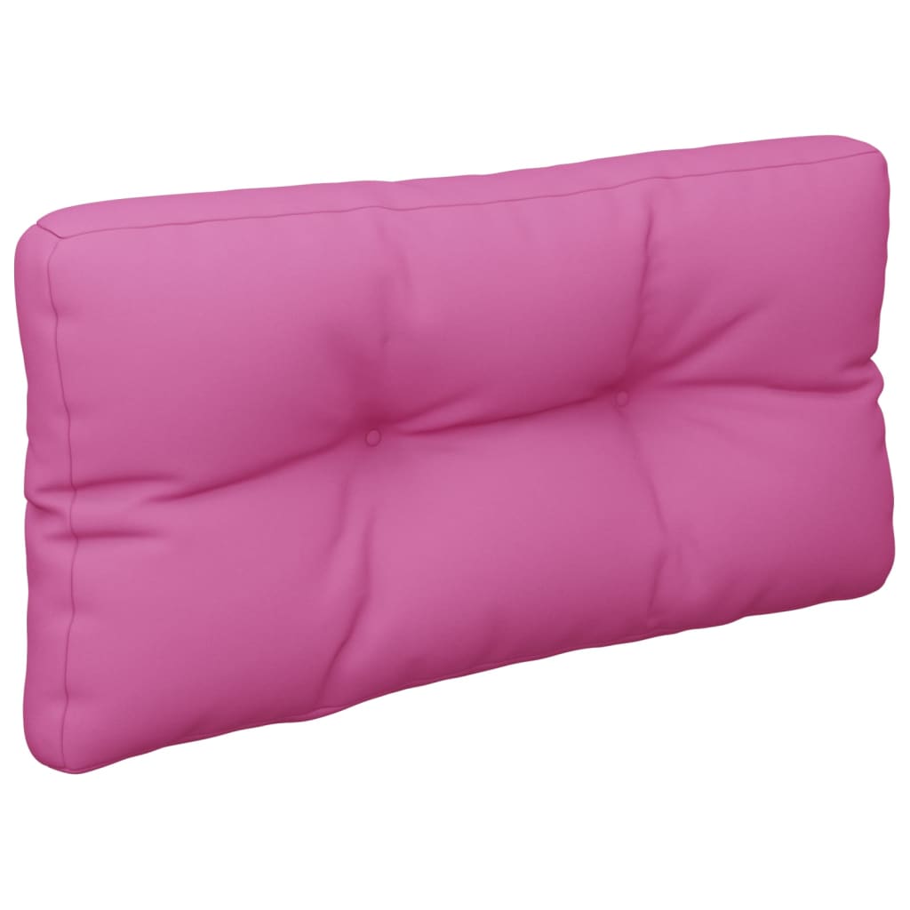 Cuscino per Pallet Rosa 70x40x12 cm in Tessuto