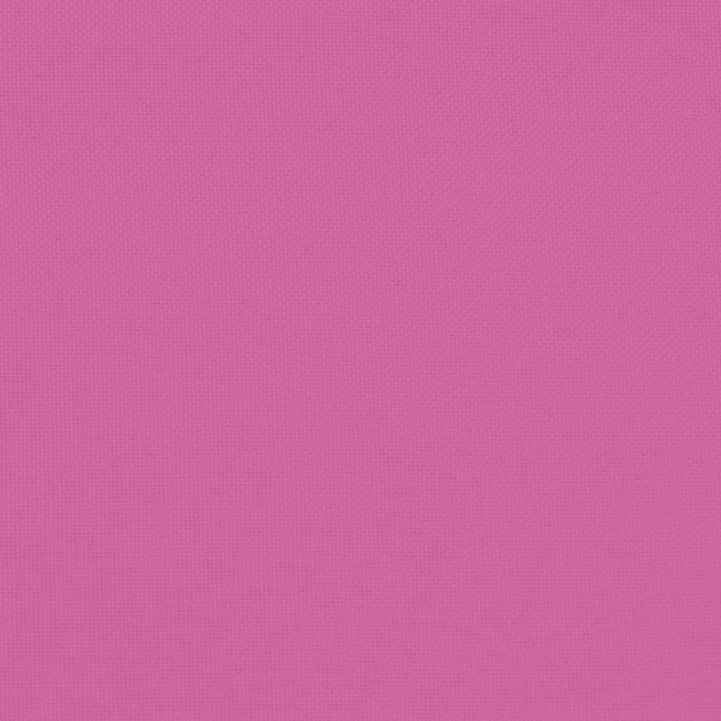 Cuscino per Pallet Rosa 70x40x12 cm in Tessuto