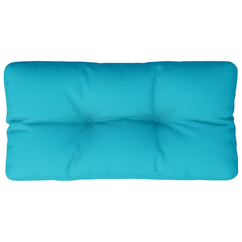 Cuscino per Pallet Turchese 70x40x12 cm in Tessuto