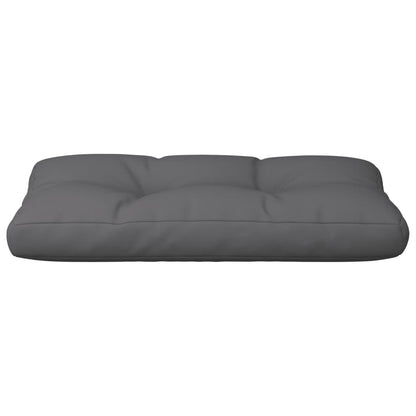 Cuscino per Pallet Antracite 80x40x12 cm in Tessuto | homemem39