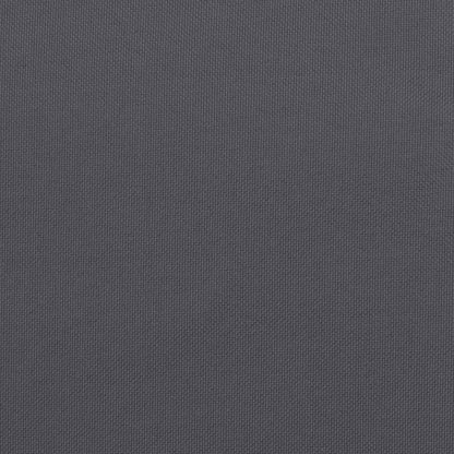 Cuscino per Pallet Antracite 80x40x12 cm in Tessuto