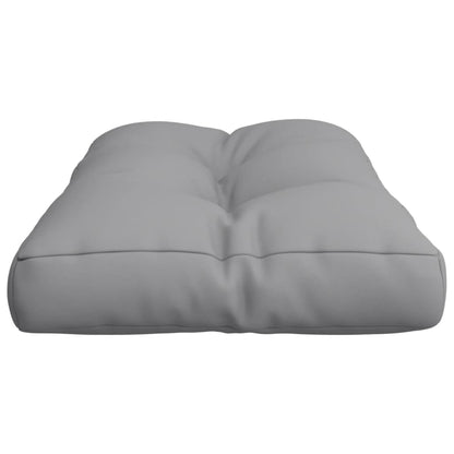 Cuscino per Pallet Grigio 80x40x12 cm in Tessuto