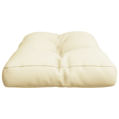 Cuscino per Pallet Crema 80x40x12 cm in Tessuto