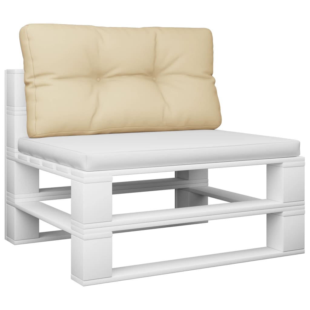 Cuscino per Pallet Beige 80x40x12 cm in Tessuto | homemem39