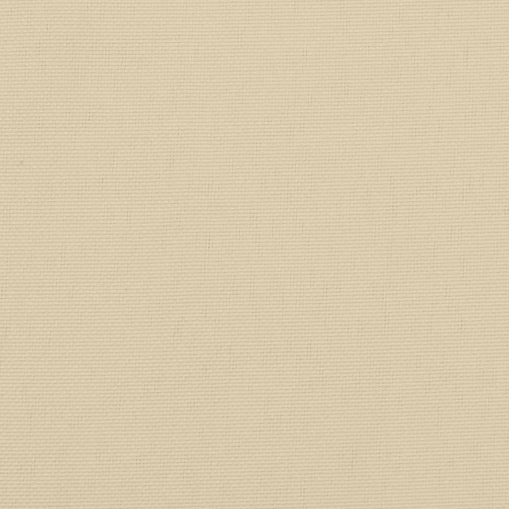 Cuscino per Pallet Beige 80x40x12 cm in Tessuto