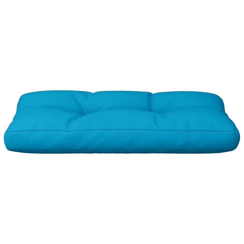 Cuscino per Pallet Blu Chiaro 80x40x12 cm in Tessuto | homemem39