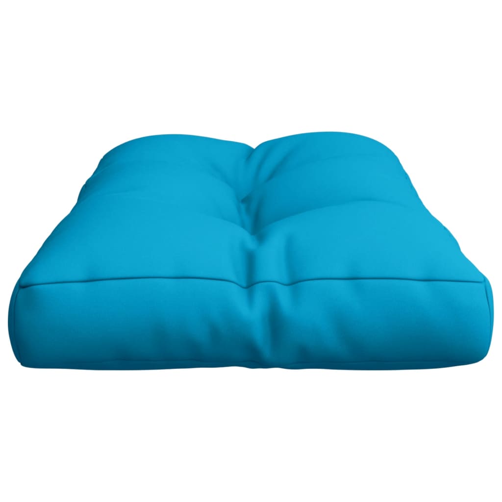 Cuscino per Pallet Blu Chiaro 80x40x12 cm in Tessuto | homemem39