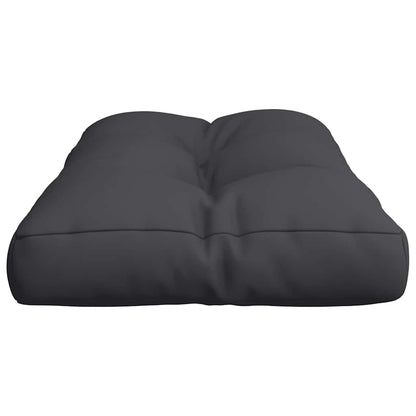 Cuscino per Pallet Nero 80x40x12 cm in Tessuto
